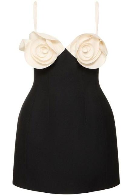 Nahla | Flower Crepe Mini Dress