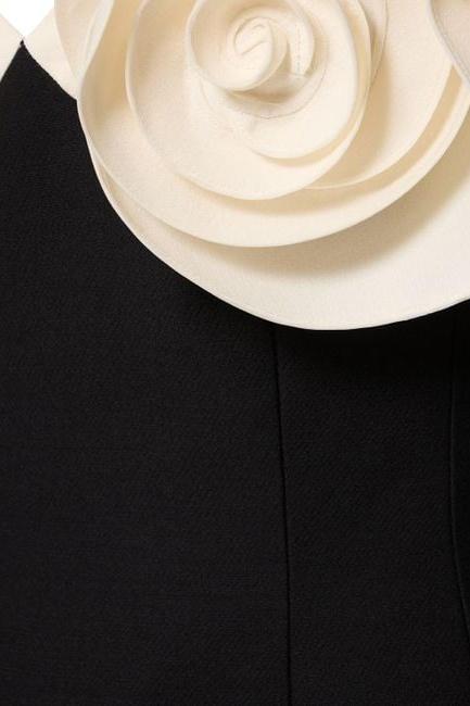 Nahla | Flower Crepe Mini Dress