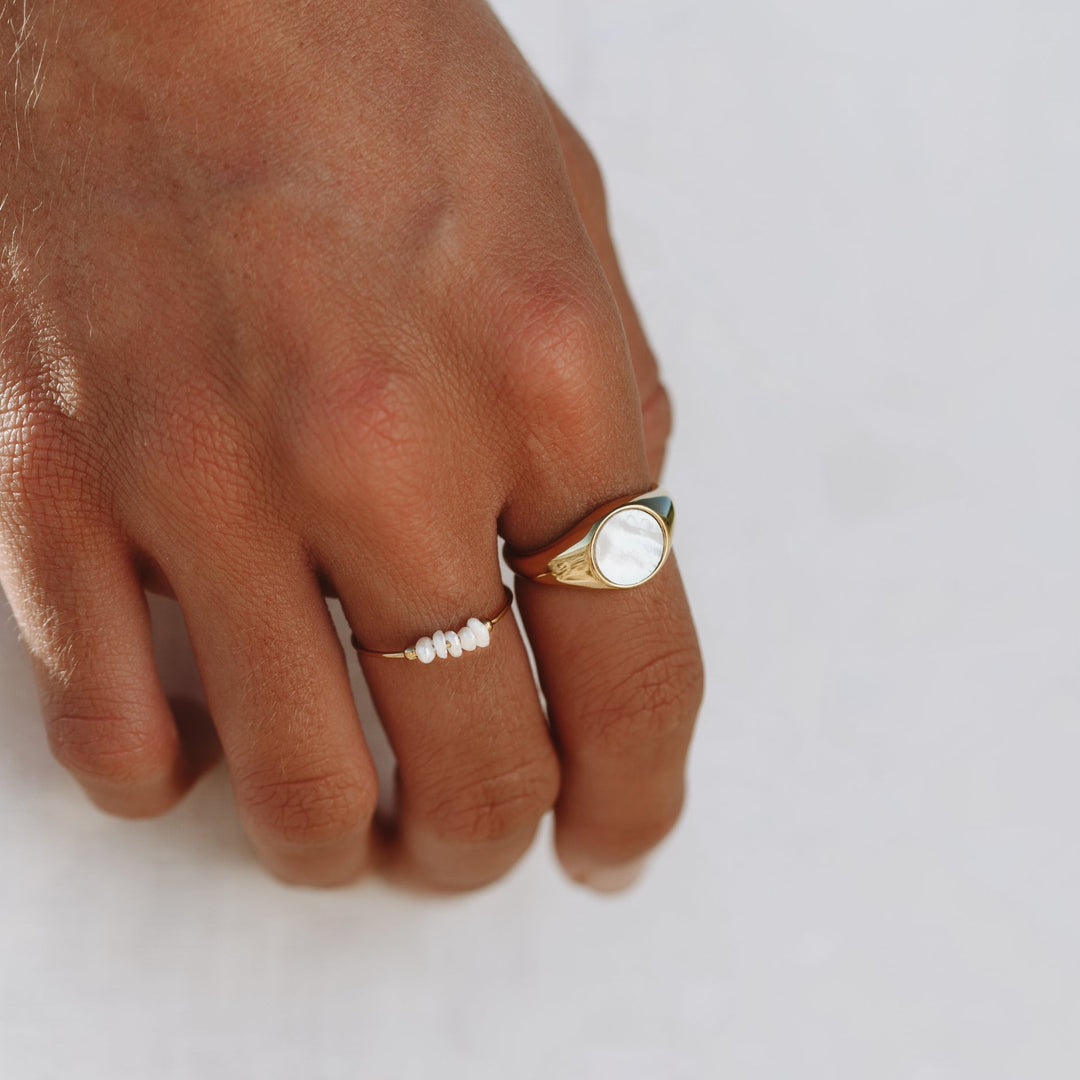 Nayara | Mother Of Pearl Ring
