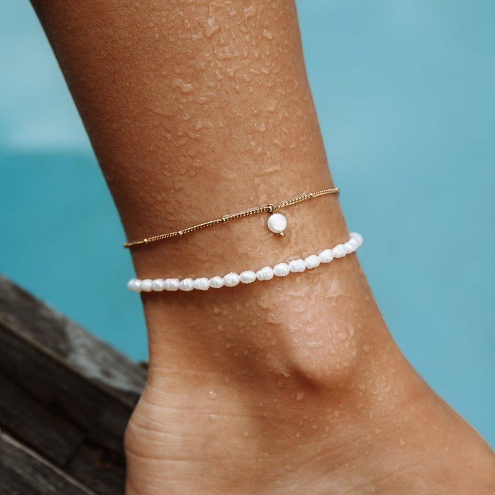 Luma | Freshwater Pearl Anklet