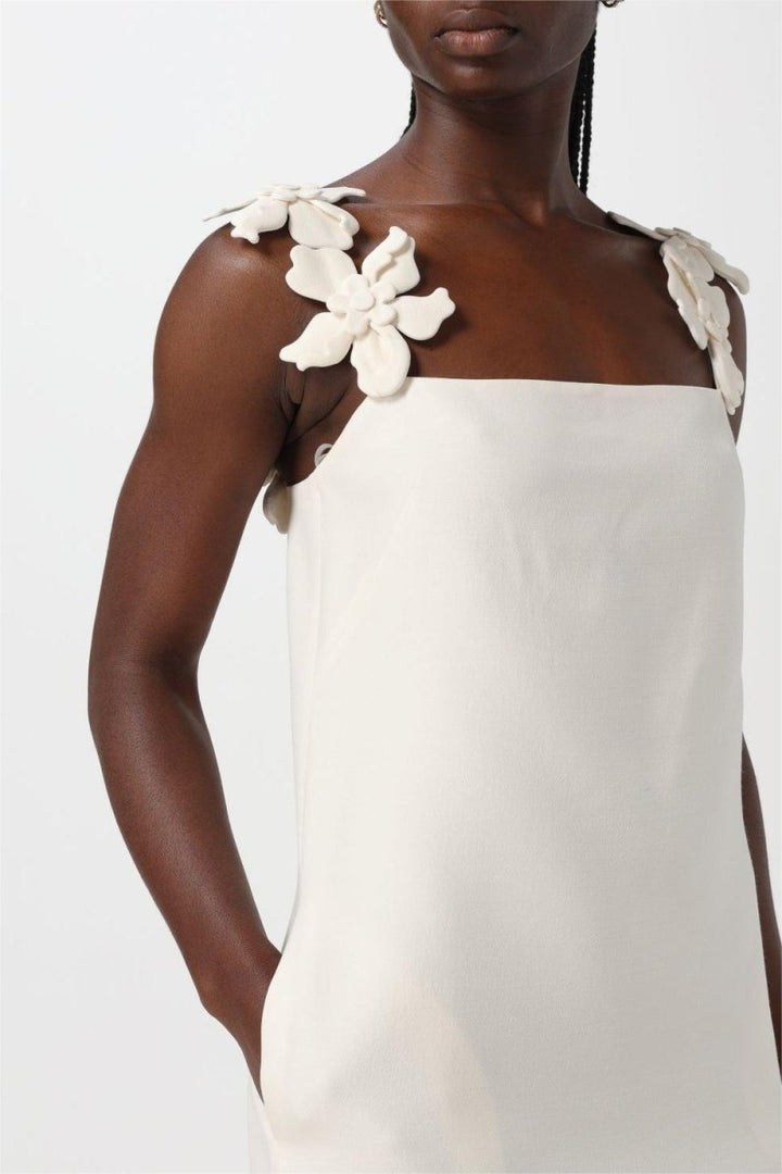 Yara | Flower Strap Mini Dress