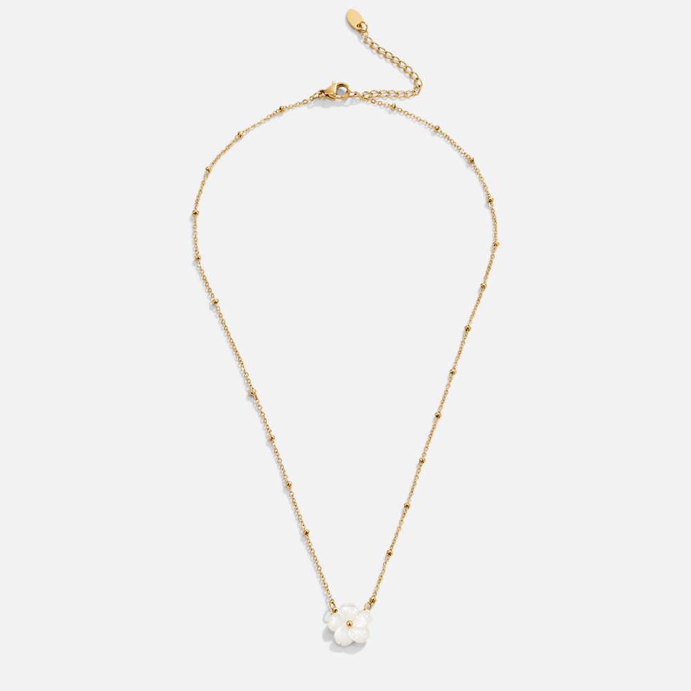 Aria | White Blossom Flower Necklace