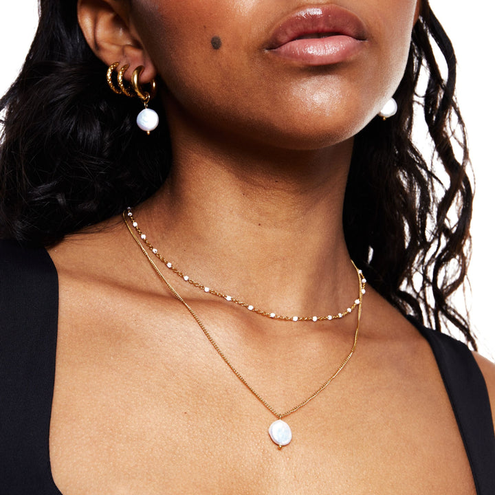 Yalina | White Beaded Choker
